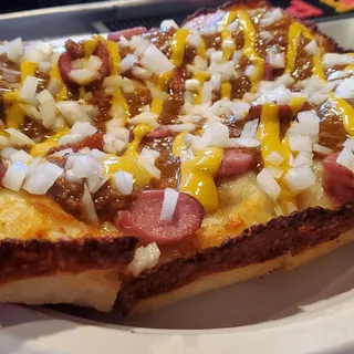 Full Coney Dog Pizza