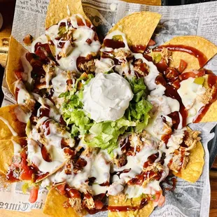 BBQ nachos