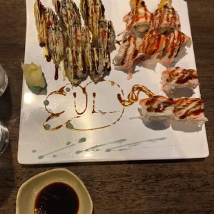 S5. Volcano Roll and Shrimp Tempura Roll