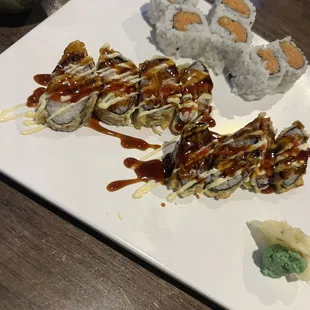 Spicy California Roll ?? I forgot  S5. Volcano Roll