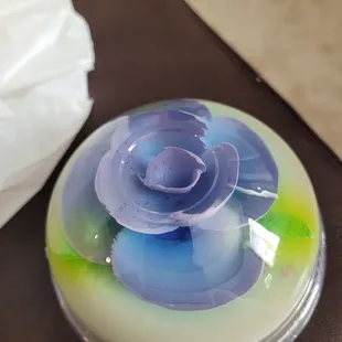 Pretty flower jelly