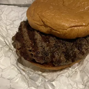 plain hamburger