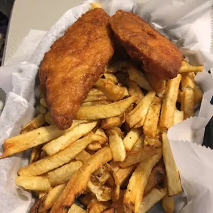 Fried fish basket