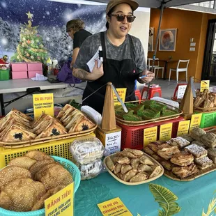 Left side of the table