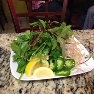 herbs that came with Pho