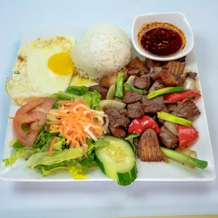 steak, food