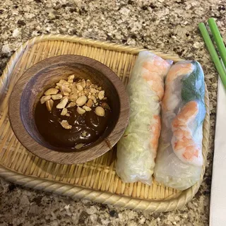 1. Goi Cuon Tom (2) - Shrimps Rolls (2)