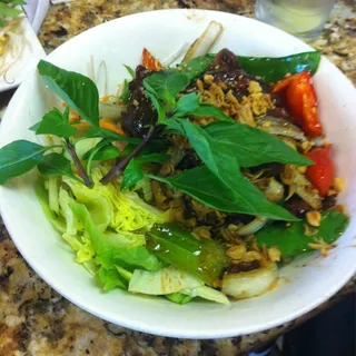 88. Bun Bo Xao Sa - Stir Fried Beef w/ Lemongrass Vermicelli