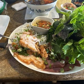 43. Nem Nuong Cuon Banh Trang - Grilled Pork Paste Platter