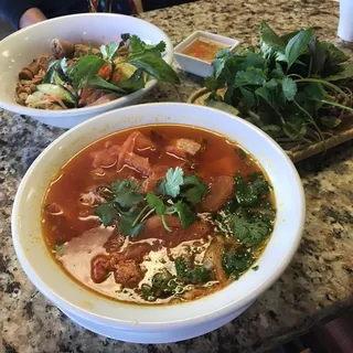 78. Bun Cha Gio Chao Tom - Shrimp Paste & Crispy Spring Roll Vermicelli