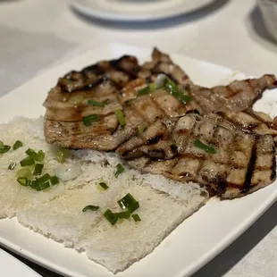 Grilled pork