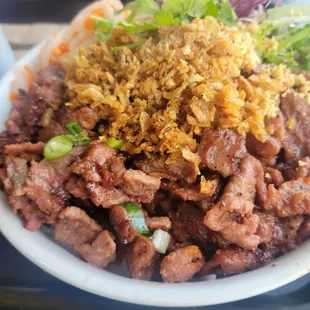 Bbq pork bowl