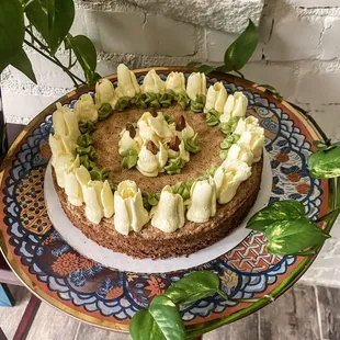 Avocado Lime Almond Cake