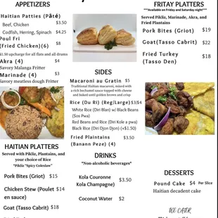 Grand opening Menu online , accessible by QR on the truck