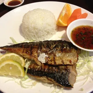 Saba Shioyaki Dinner