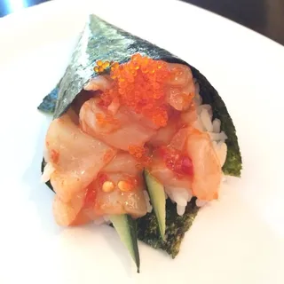Spicy Scallop Hand Roll