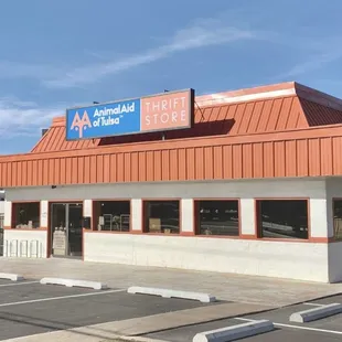 Outside of new store location.