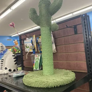 Pet section - cat scratch tree!
