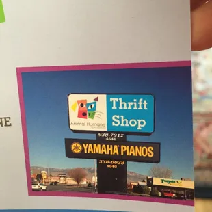 Store front from pamphlet.