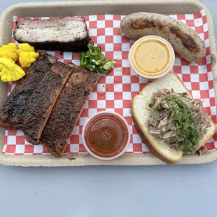 Sampler platter
