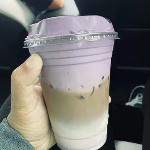 Iced Ube Cloud Latte