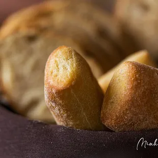 a bowl of bread