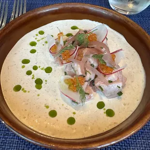 Salmon Crudo
