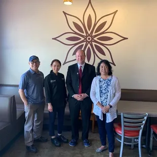 Governor Jared Polis and Fran Campbell, President and CEO of Colorado Asian Chamber of Commerce. #jaredpolis #denver #pho #anise #colorado