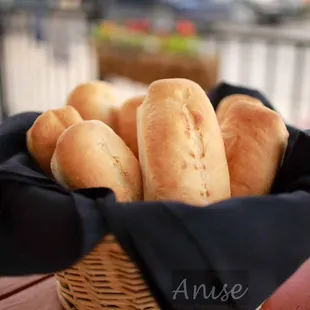 Fresh and beautiful baguettes baked daily at Anise for the best Banh Mi you have ever tasted. #Baguette #BanhMi #Anise #Vietnamese #Bread