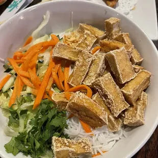 Tofu Salad Noodle Bowls- Vermicelli