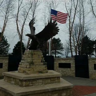 The veterans Monument