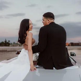 Elopement, Garage Bridal session, Arizona