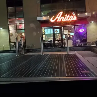 Outside view, across the street from George Mason University.