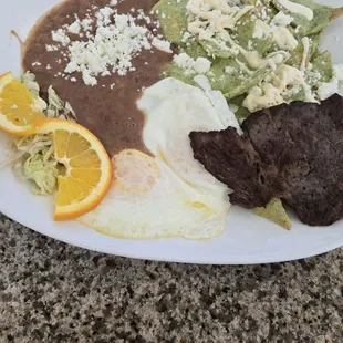 Poblano chilaquiles