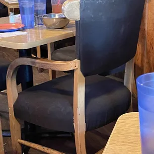 Old filthy chairs...