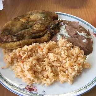 Chille Relleno plate