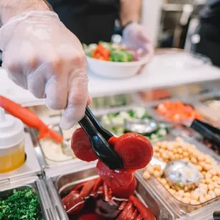 Our salads feature the absolute freshest ingredients!