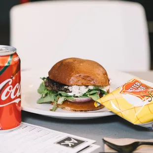 Our famous Lamb Burger!