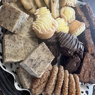 The baked tray