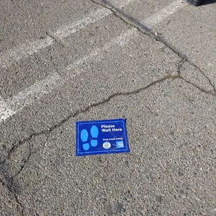 a parking ticket on the ground