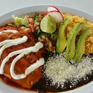 Special of the day,chiles rellenos