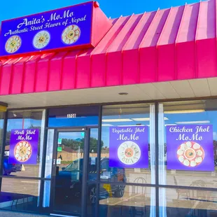 the front of a restaurant