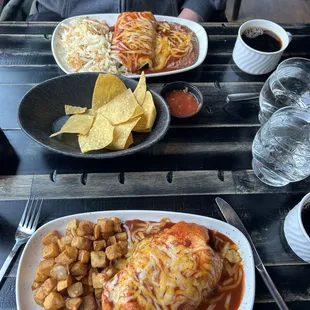 San Jose burrito and further burrito is chorizo burrito