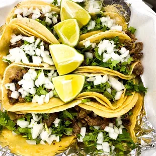 carne asada tacos (take out)
