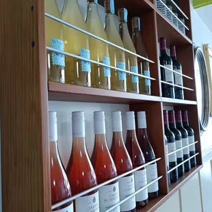 German and Austrian wine by the glass or bottle for takeout.