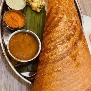 Ghee Roast Dosa