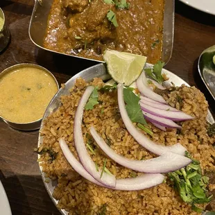 Seeragasamba Goat Dum Biriyani , Rabbit curry