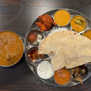 Mutton thaali