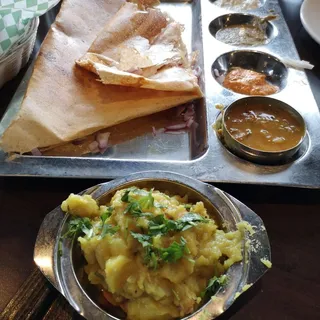 Onion Masala Dosa