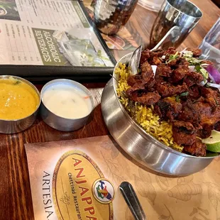 Mushroom 65 Biriyani